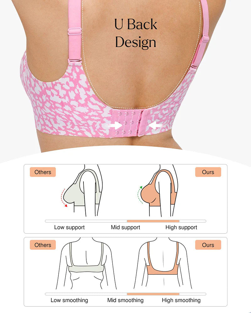 Seamless Deep V Push-Up Wireless Bra 3.0
